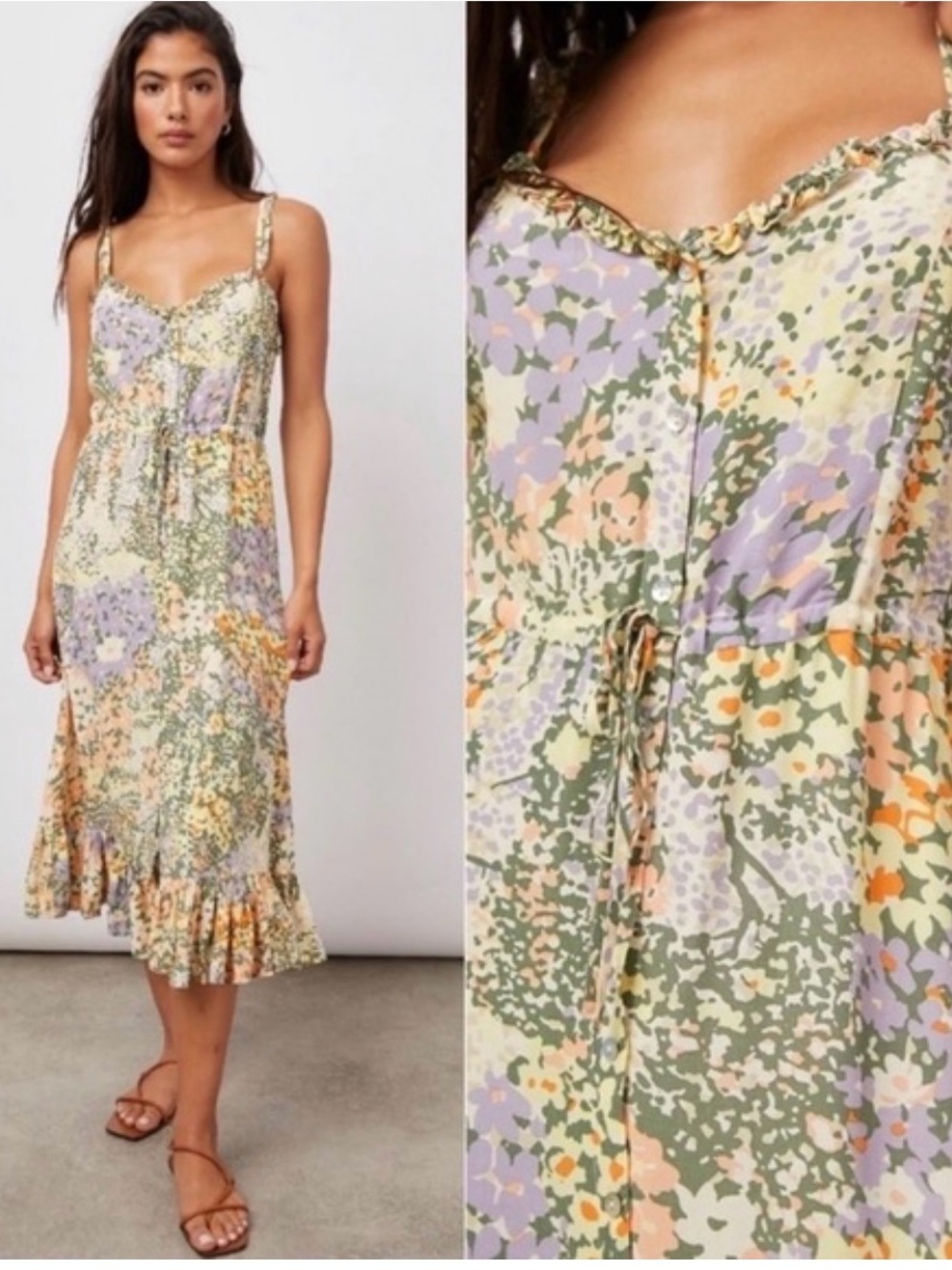 Rails Adalyn Midi Dress Excellent Condition